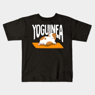 Yoguinea Guinea Pig Yoga Animal Lover Gift Kids T-Shirt